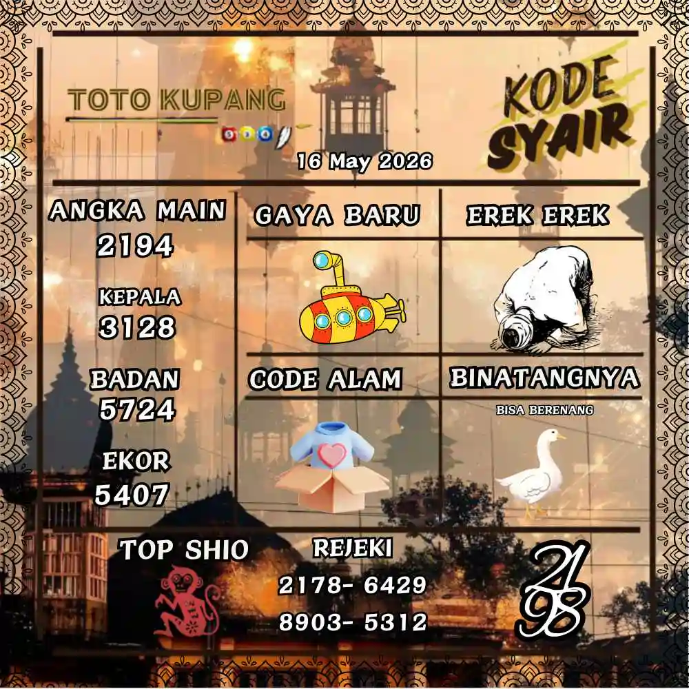 Kode Syair Kupang Pools Mei 2026