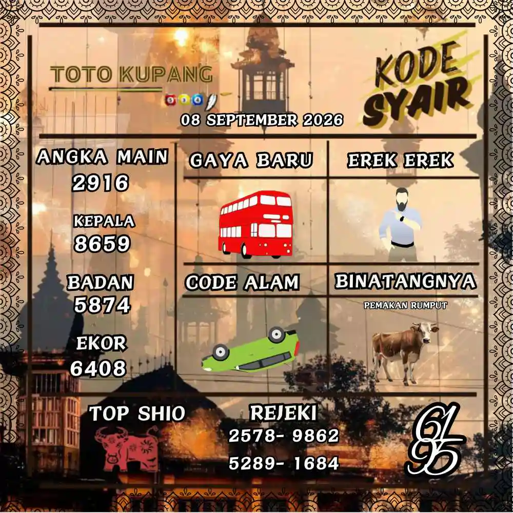 Kode Syair Kupang Pools September 2026